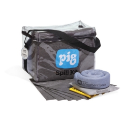 Spillkit in transparante kubustas